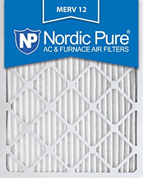 4. Nordic Pure Pleated AC Furnace Air Filter