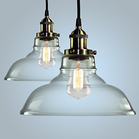 5. SHINE HAI Modern Industrial Edison Vintage Style Pendant Light