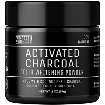 4. Pro Teeth Activated Charcoal Teeth Whitening Powder