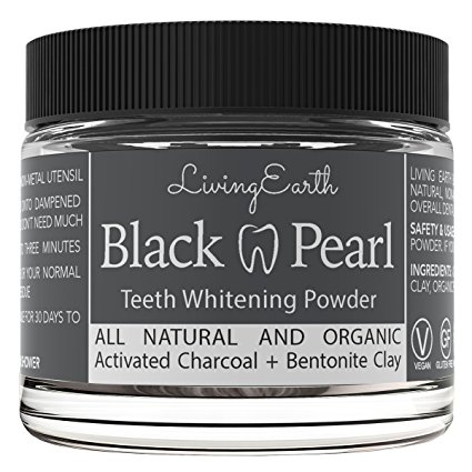 1. Pearls Charcoal Teeth Whitening Powder
